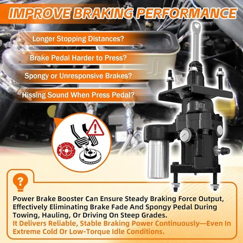 68433353AA معزز فرامل الطاقة الهيدروليكية معزز مائي مناسب لـ 2019-2025 دودج رام 2500 3500 6.4L V8-Gas 6.7L L6-Diesel in Kuwait