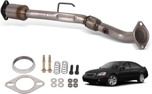 المحول الحفاز الخلفي مع استبدال الحشية لنيسان ألتيما 2002 2003 2004 2005 2006 2.5L 4WD 642280 المحول الحفاز المباشر (متوافق مع وكالة حماية البيئة) in Kuwait