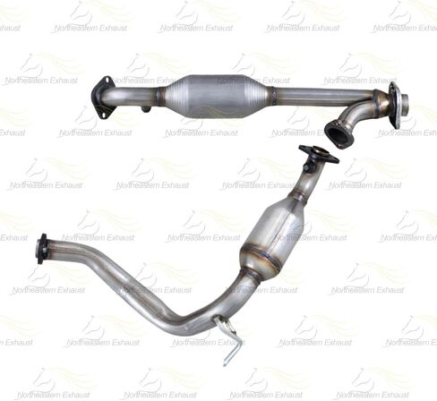Exhaust Pair of Catalytic Muffler Tail Pipe Kit Compatible for 2007-2012 FJ Cruiser 4.0L | EPA-Approved | Stainless Steel | Northeastern Exhaust | Includes Gaskets and Spring Bolt Kit in Saudi Arabia