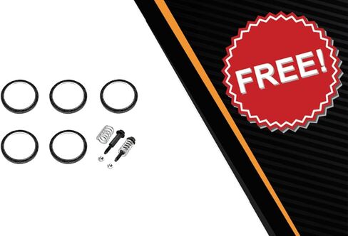 Exhaust Pair of Catalytic Muffler Tail Pipe Kit Compatible for 2007-2012 FJ Cruiser 4.0L | EPA-Approved | Stainless Steel | Northeastern Exhaust | Includes Gaskets and Spring Bolt Kit in Saudi Arabia