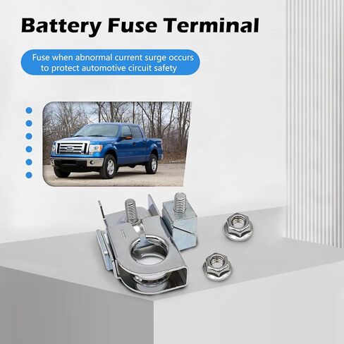 Negative Battery Terminal Clamp Compatible with 10-17F-150 11-24EDGE 11-19EXPLORER 16-19FLEX 15-19FUSION 16-19TAURUS 16-19MKT 16-18MKX 15-19MKZ 19-23NAUTILUS 926879 NEGATIVE BT4Z-14450-BA in Saudi Arabia