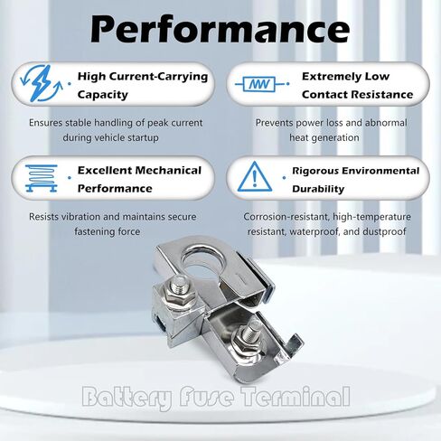 Negative Battery Terminal Clamp Compatible with 10-17F-150 11-24EDGE 11-19EXPLORER 16-19FLEX 15-19FUSION 16-19TAURUS 16-19MKT 16-18MKX 15-19MKZ 19-23NAUTILUS 926879 NEGATIVE BT4Z-14450-BA in Saudi Arabia