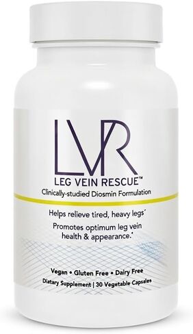 Clinically-Studied Citrus Bioflavonoids Natural Health Supplement for Leg Circulation Support and Varicose Veins, Combats Spider Veins, Provides Leg Edema Relief (6x 30 Daily Capsules) in Saudi Arabia