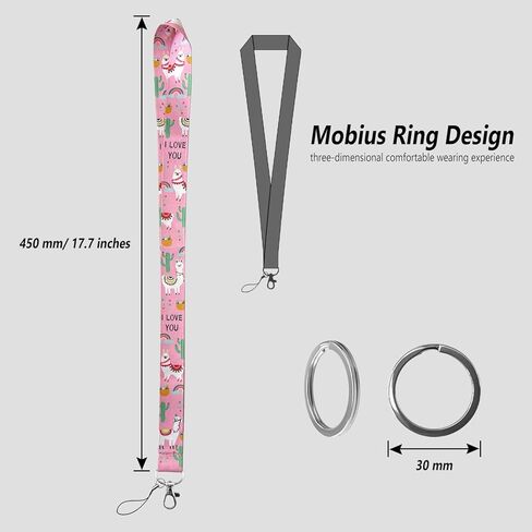 Lanyard with Swivel Buckle, Neck Strap for ID Badge, Keychain Holder in Saudi Arabia