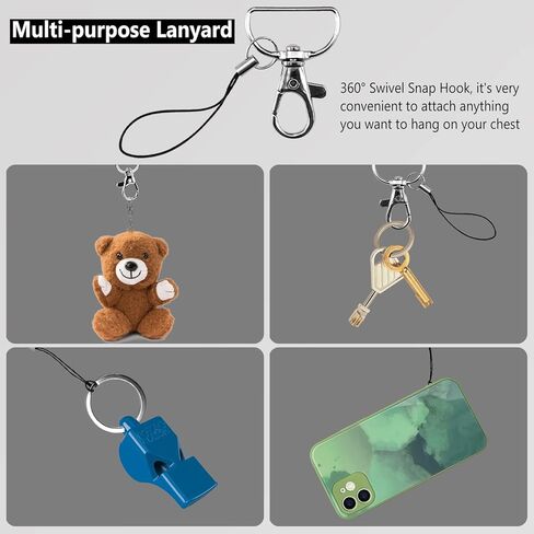 Lanyard with Swivel Buckle, Neck Strap for ID Badge, Keychain Holder in Saudi Arabia