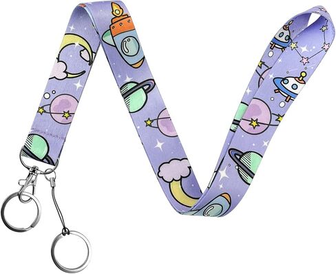 Lanyard with Swivel Buckle, Neck Strap for ID Badge, Keychain Holder in Saudi Arabia