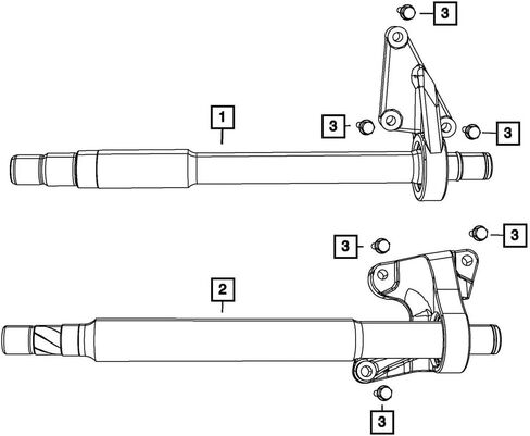 Mopar 68066178AA SHAFT INTERMEDIATE in Saudi Arabia
