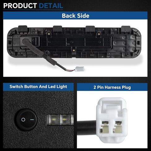 ترقية ضوء الباب الخلفي للشحن 08V30-3BM-100 متوافق مع 2026 Honda Passport RTL سحب التعتيم TrailSport Elite Tail Gate Accessories LED مصباح قبة خلفي ضوء PREO-PSS-030 in Kuwait