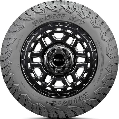 Delinte DX-20 Bandit X/T Truck/SUV All-Terrain Mud Off-Road Radial Tire-255/55R19 255/55/19 255/55-19 111V Load Range SL 4-Ply BSW Black Side Wall UTQG 660AA in Saudi Arabia