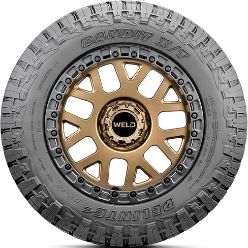 Delinte DX-20 Bandit X/T Truck/SUV All-Terrain Mud Off-Road Radial Tire-255/55R19 255/55/19 255/55-19 111V Load Range SL 4-Ply BSW Black Side Wall UTQG 660AA in Saudi Arabia
