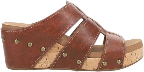 Corkys Womens Catch Of The Day Studded Casual Sandals Casual Mid Heel 2-3" - Brown in Saudi Arabia