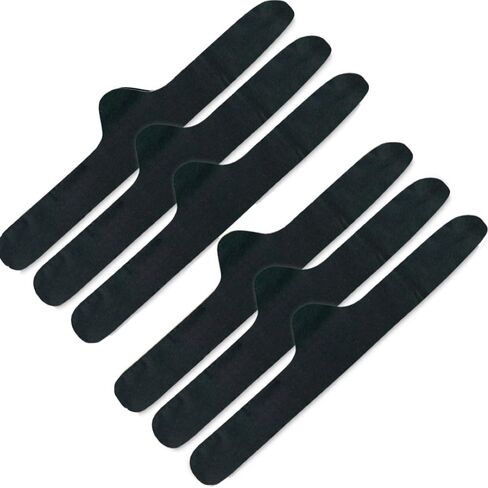 More of Me to Love Cotton and Viscose Blend Bra Liners (XX-Large, 6-Pack, Black) - Wicking, Soft, Easy-Care in Saudi Arabia