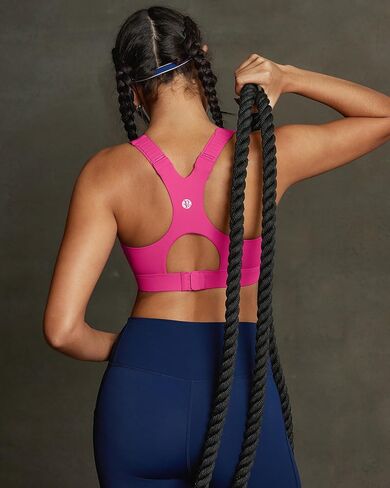RUNNING GIRL Sports Bras for Women High Support, Adjustable Straps High Impact Racerback Bra with Hook Closure Molded Cup in Saudi Arabia