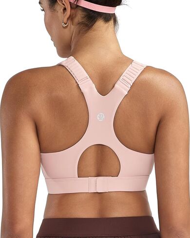 RUNNING GIRL Sports Bras for Women High Support, Adjustable Straps High Impact Racerback Bra with Hook Closure Molded Cup in Saudi Arabia