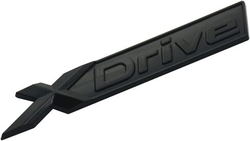 1PCS XDrive X Drive Badge Decal Car Fender Side Trunk Rear Body Emblem Sticker Replacement for Xtreme (Gloss Black) in Saudi Arabia