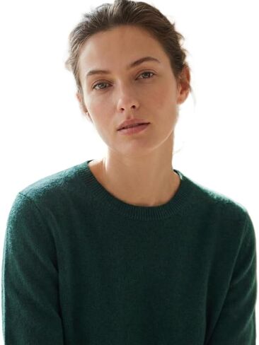 NPIA Certified Original 100% Pure Cashmere Sweater Women | 2-Ply 16 Micron Fine Knit | Lightweight Luxury Crewneck Pullover in Saudi Arabia