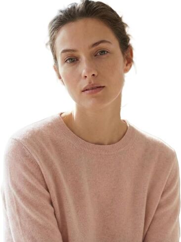 NPIA Certified Original 100% Pure Cashmere Sweater Women | 2-Ply 16 Micron Fine Knit | Lightweight Luxury Crewneck Pullover in Saudi Arabia