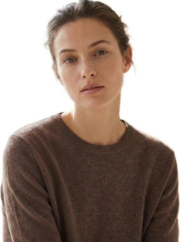 NPIA Certified Original 100% Pure Cashmere Sweater Women | 2-Ply 16 Micron Fine Knit | Lightweight Luxury Crewneck Pullover in Saudi Arabia