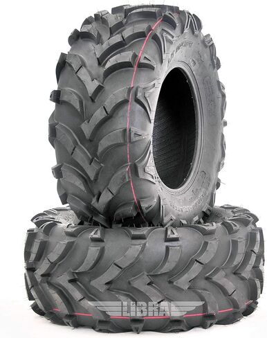 WANDA ATV tire Set of 24x11-10 24x11x10 6PR compatible with 2005-2016 Kawasaki MULE 610 4X4 Rear in Saudi Arabia