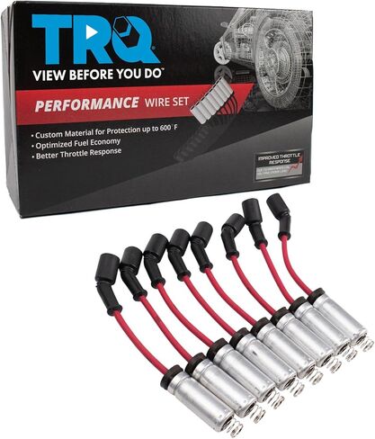 TRQ Performance Spark Plug Wire Kit Set for GM Pickup Truck SUV New in Saudi Arabia