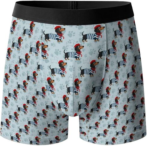 سراويل داخلية للرجال مطبوعة بوكسر ملابس داخلية جيدة التهوية سراويل داخلية رائعة للرجال ملابس داخلية بخصر مطاطي in Kuwait