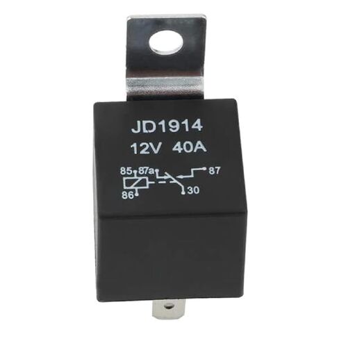 JD1914 5 Pin مرحل السيارة 12V 40A SPDT مع مقبس تسخير، سلكي مسبقًا 14/16 AWG لقارب شاحنة السيارة in Kuwait