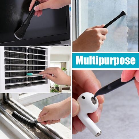 XANGNIER مجموعة أدوات تفصيل السيارة الداخلية، أداة تنظيف السيارة الداخلية، مجموعة أدوات تنظيف السيارة، تفاصيل العناية بالسيارة ومستلزمات التنظيف، مناسبة للسيارات، سيارات الدفع الرباعي، الشاحنات، السيدان، لوحة القيادة، لوحة، 10 قطع من الأدوات in Kuwait