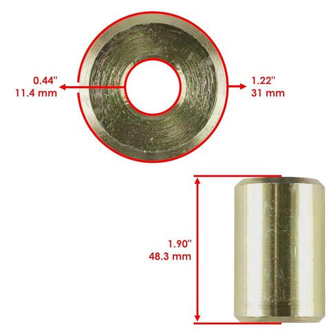 Caltric Rear Bearing Carrier Bushing Compatible with Polaris Sportsman Mv7 2005-2006 / Sportsman 500 2003-2014 in Saudi Arabia