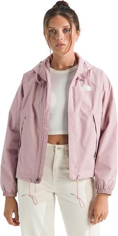 THE NORTH FACE Women's Antora Rain Hoodie, Peach Granite/Light Mahogany, XX-Large in Kuwait