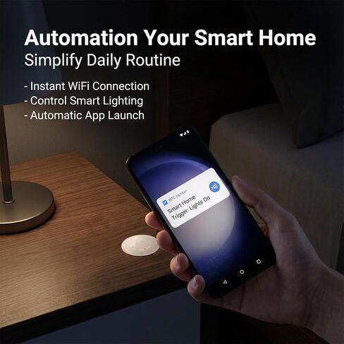 30 قطعة من ملصقات NFC مع شريحة NTAG216 الأصلية، ملصقات علامات NFC فارغة مستديرة شفافة RFID بطاقة 888 بايت ذاكرة قابلة لإعادة الكتابة وملصقات RFID NFC قابلة للبرمجة متوافقة مع جهاز TagMo وNFC in Saudi Arabia