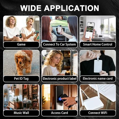 30 قطعة من ملصقات NFC مع شريحة NTAG216 الأصلية، ملصقات علامات NFC فارغة مستديرة شفافة RFID بطاقة 888 بايت ذاكرة قابلة لإعادة الكتابة وملصقات RFID NFC قابلة للبرمجة متوافقة مع جهاز TagMo وNFC in Saudi Arabia