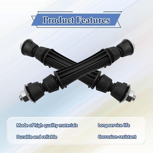 وصلات نهاية المثبت الأمامي، وصلات شريط Sway متوافقة مع 04-19 CadlIIac Escalade EXT/ESV، 04-19 GMⅭ Yukon، 04-19 Chevy Tahoe، 07-13 Chevy Avalanche إلخ، استبدال OE# K700432 (قطعتان) in Saudi Arabia