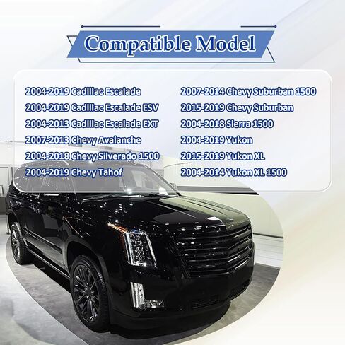 وصلات نهاية المثبت الأمامي، وصلات شريط Sway متوافقة مع 04-19 CadlIIac Escalade EXT/ESV، 04-19 GMⅭ Yukon، 04-19 Chevy Tahoe، 07-13 Chevy Avalanche إلخ، استبدال OE# K700432 (قطعتان) in Saudi Arabia