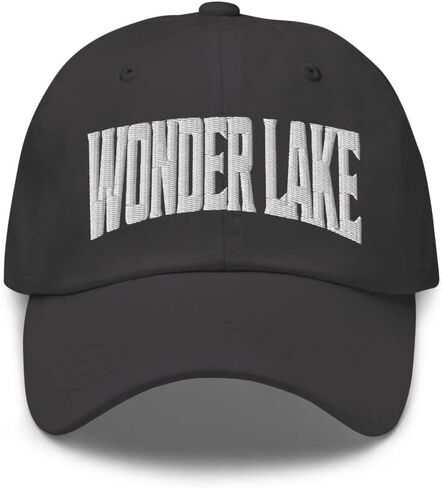 Wonder Lake Baseball Cap Wonder Lake Dad Hat Illinois IL Hat Embroidered Souvenir in Saudi Arabia