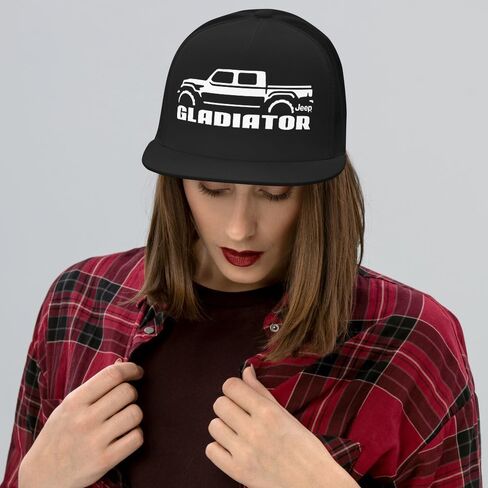 Jeep Gladiator Retro Trucker Hat - Officially Licensed Black in Saudi Arabia