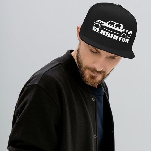 Jeep Gladiator Retro Trucker Hat - Officially Licensed Black in Saudi Arabia