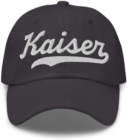 Kaiser Hat Kaiser Baseball Hat Personalized Custom Last Name Cap Family Name Headwear Surname Cap Gift Unisex Adjustable in Saudi Arabia