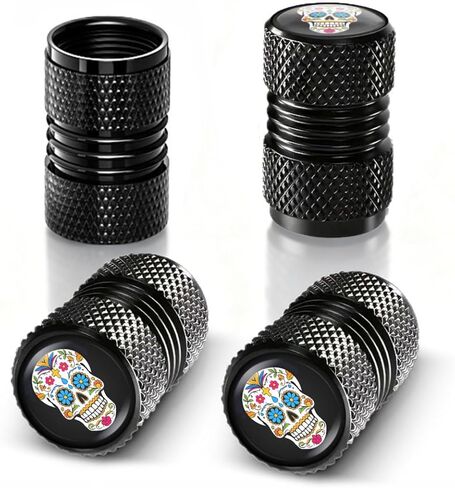 Pink Diamond Rhinestone 4 Pcs Tire Valve Caps Heavy-Duty Stem Covers Dust Proof Leak-Proof Air Protection Universal Stem Covers in Saudi Arabia