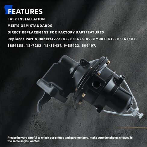 مضخة الوقود لمحرك Mercruiser 2.5L 3.0L 3.7L Sterndrive MC120 MC165 MC170 MC180 MC190 165 180 181 170 190 225 استبدال 18-7282 8M0073435 42725A3 861676A1 3854858 in Saudi Arabia