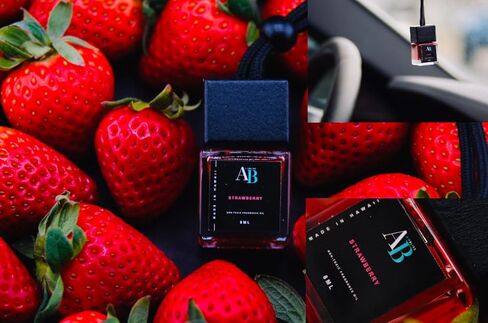 معطر جو برائحة السيارة AB | عطر طويل الأمد معلق معطر هواء السيارة، زجاجات ناشرة العطور الزجاجية، زجاجة زيوت عطرية، عطر عطري (حلوى القطن) in Saudi Arabia