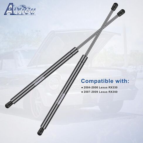 PM3120 Rear Hatch Shocks Struts Lift gate Supports Gas Springs Compatible with 2004 2005 2006 Lexus RX330, 2007 2008 2009 Lexus RX350, Pack of 2 PCS,Replace 68950-0E021 SG229047 in Saudi Arabia