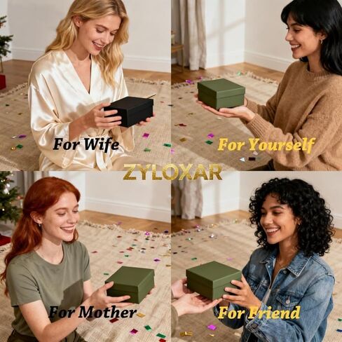 Women's Compact Trifold Wallet, RFID Blocking Short Wallet with Zipper Coin Pocket and Card Slots, Gift for Women. in Saudi Arabia