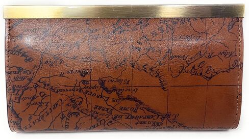 Patricia Nash Leather Cauchy Clutch Wallet, Riot Rust in Kuwait
