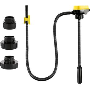 Cordless Fuel Transfer Pump with Flexible Hose, Battery Powered, Compatible with DeWalt 20V & Milwaukee 18V Batteries,Auto-Stops, High-Flow 3.2GPM, 3-size adapters,Portable Fuel Pumping in Kuwait