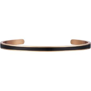 Love Friendship Bangle Color Enamel Adjustable Oval Shape Cuff Bracelet for Men & Women | Stainless Steel Polished Finish l Beautiful Jewelry Gift Box (Solid BR) in Saudi Arabia