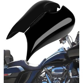 أغطية خزانات ممتدة، أغطية وقود جالون سوداء لامعة ممتدة متوافقة مع موديلات Harley Touring Street Glide، Road Glide FLH 2009-2023 in Kuwait