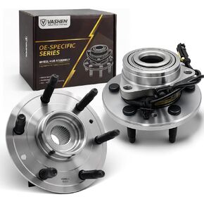 Pair 515160 Front Wheel Bearing Hub Assembly, Fit for Chevy Silverado 1500 4WD 2014-2018, Suburban Tahoe 2015-2020, for GMC Sierra 1500, Yukon XL, for Cadillac Escalade XTS, 6 Lugs w/ABS in Kuwait