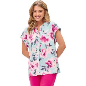 بلوزة ليزي نسائية من Dear Scarlett بأكمام قصيرة ومريحة in Kuwait