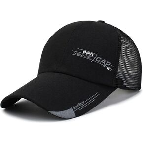 Mesh Baseball Cap Quick Dry Hat, Unisex Vent Baseball Cap Adjustable Sports Caps for Men Women in Kuwait
