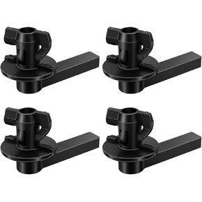 4Pcs Fender Flare Clips Handle Locking Pins, Front & Rear Wheel Protector Clips Kit Fit for Ford Bronco 2021 2022 2023 2024 2025 Replace W721136S300, 2/4 Door, L-Shape Plastic in Kuwait
